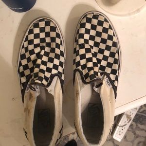 Women’s Slip on checkered vans